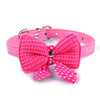 Knit Bow Knot Adjustable Pet Collars