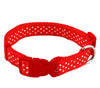 Polka Dot Print Adjustable Pet Collars With Bell