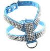 Bling Rhinestone Leather Safety Pet Collars