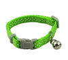 Polka Dot Print Adjustable Pet Collars With Bell