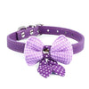 Knit Bow Knot Adjustable Pet Collars