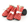 Colorful Dog Puppy Shoes Polka Dot