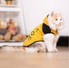 Yellow Leisure Pet Hoodie Clothes