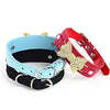 Leather Scarf Bow Quick Release Pet Collar